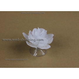 Witte rozen met zuignappen voor trouwauto decoratie