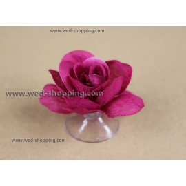 Bourgogne rozen met zuignappen voor trouwauto decoratie