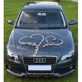 Decoratie voor trouwauto