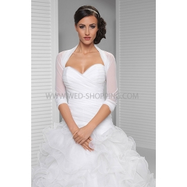 Bruids bolero Tule mouwen