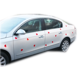 Valentijnsdag auto versiering