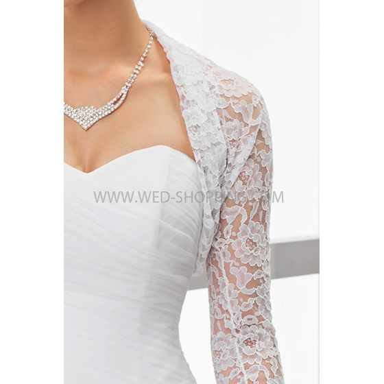 Bruids bolero van Stretch Kant K07410