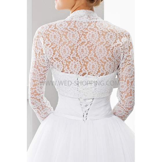 Bruids bolero van Stretch Kant K07410