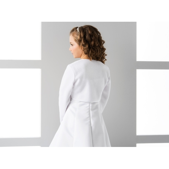 Bolero van fleece voor communie Wit / Ivoor