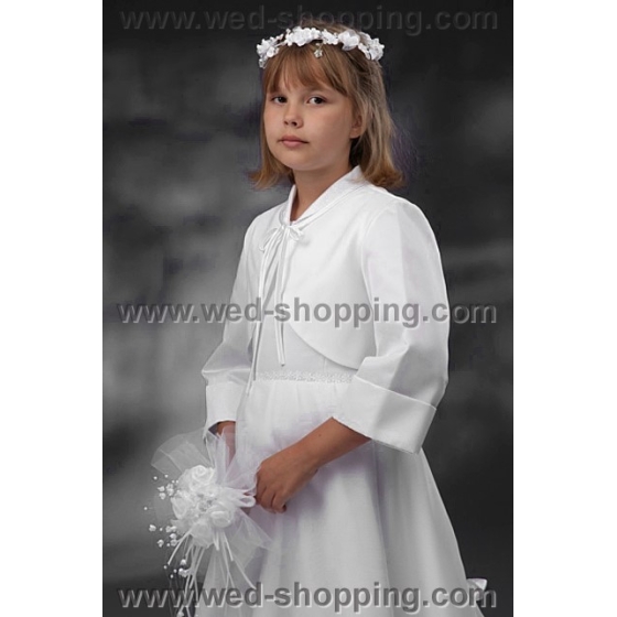 Bolero van Satijn 3/4 mouw FB1017