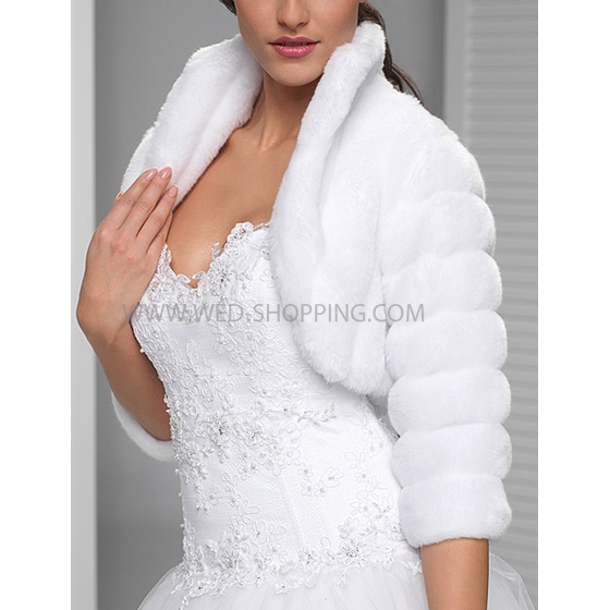 Bruids Bolero Bont