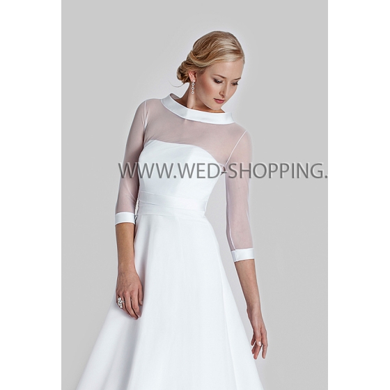 Bruids Bolero Tule Knoppen