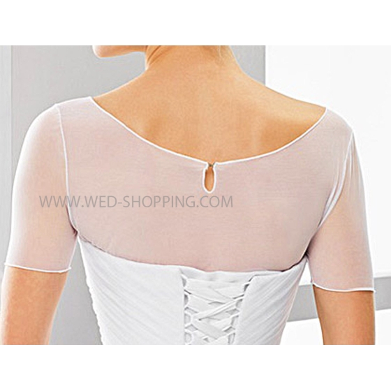 Bruids Bolero Tule V-decollete K0931B