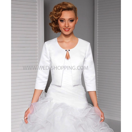 bolero satijn mouwen K098B