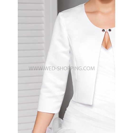 bolero satijn mouwen K098B