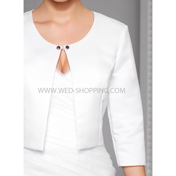 bolero satijn mouwen K098B