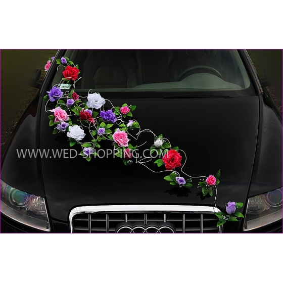 Decoratie Trouwauto DEK1801