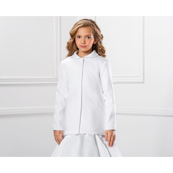 Elegante vilten jas voor meisjes
