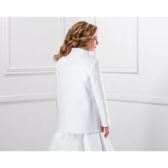 Elegante vilten jas voor meisjes