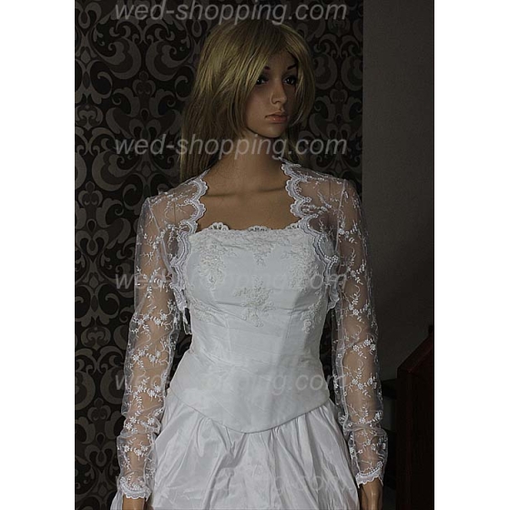 Kant bolero met borduursel