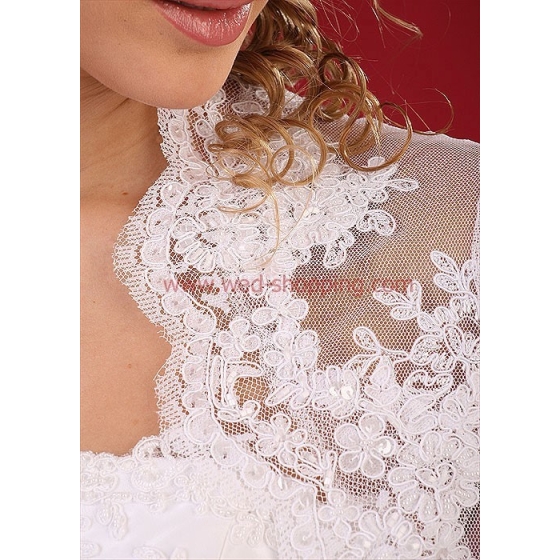 Bolero jasje kant Wit E1086