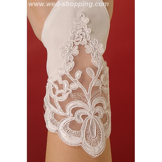 Trouwhandschoenen satjin