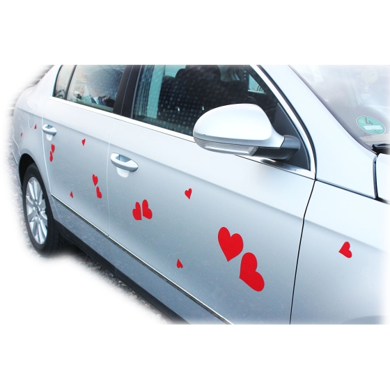 Magneet hartjes voor auto DEK50006
