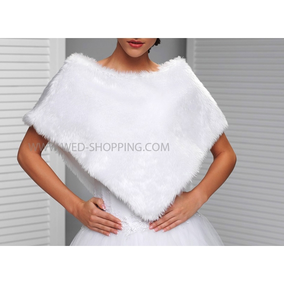 Stola Kunst Bont Poncho K089B