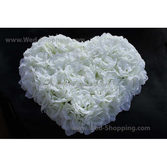 Groot hart met rozen