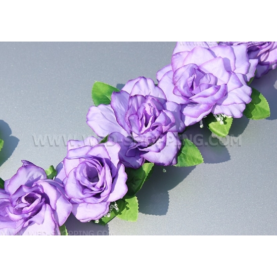 Licht lila  rozen voor een auto DEK1506