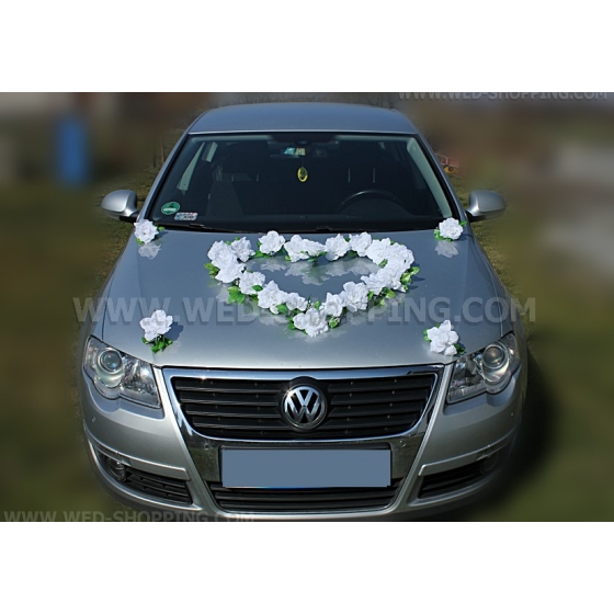 Witte rozen met zuignappen DEK1504