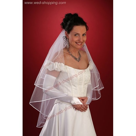 Jabot Bruidssluier - 90 cm lang