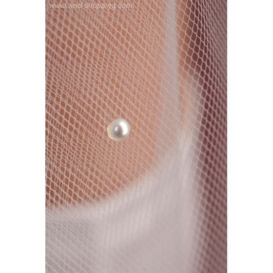 Paral von Swarovski op sluier van tule