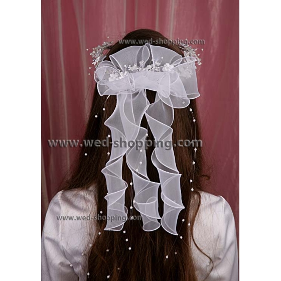 Diadeem voor communiejurk KW1031