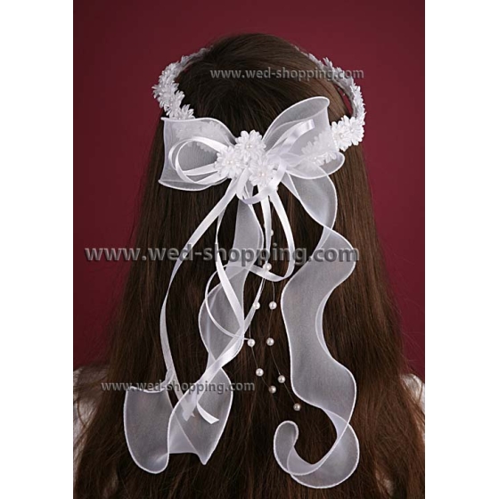 Diadeem voor communiejurk KW1039