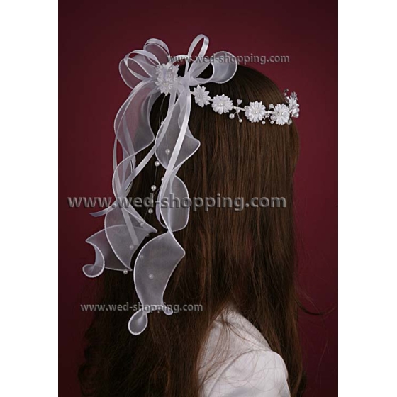 Diadeem voor communiejurk KW1041