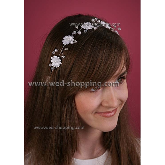 Diadeem voor communiejurk KW1042