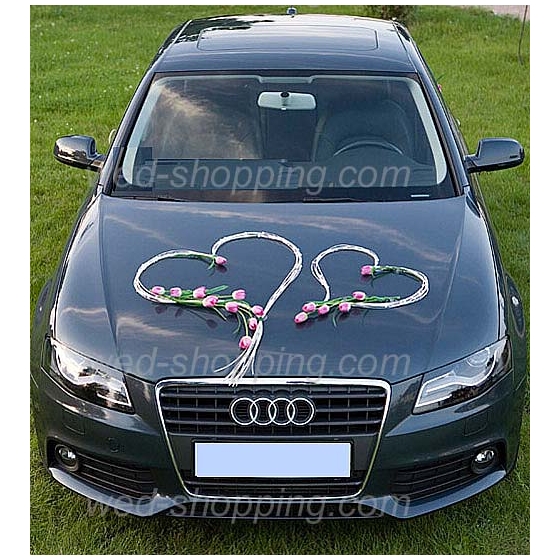Decoratie voor trouwauto