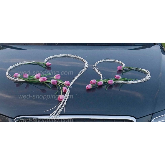 Decoratie voor trouwauto DEK1001