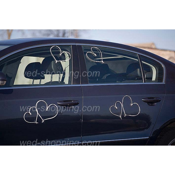Decoratie voor trouwauto DEK1002