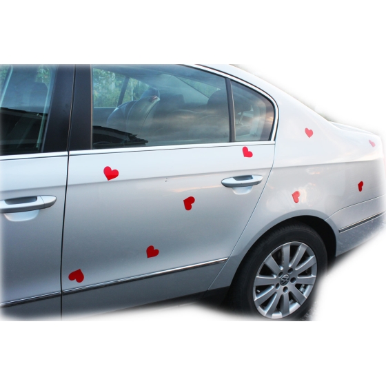 Valentijnsdag auto versiering DEK50007