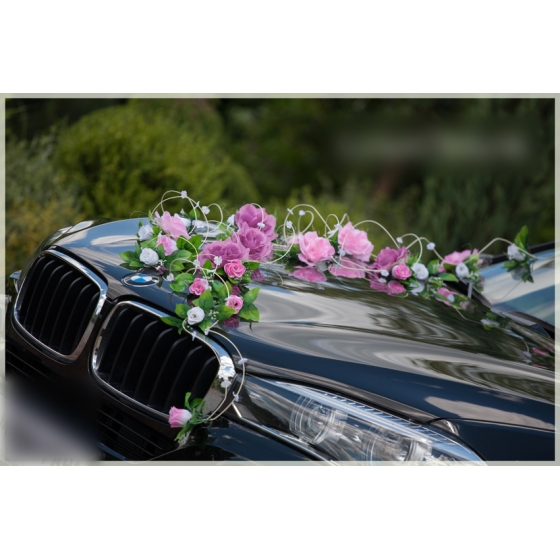 Autodecoratie voor bruiloft BMW Auti Mercedes